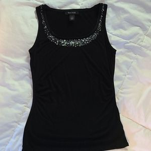 White House / Black Market Beaded Tank Top